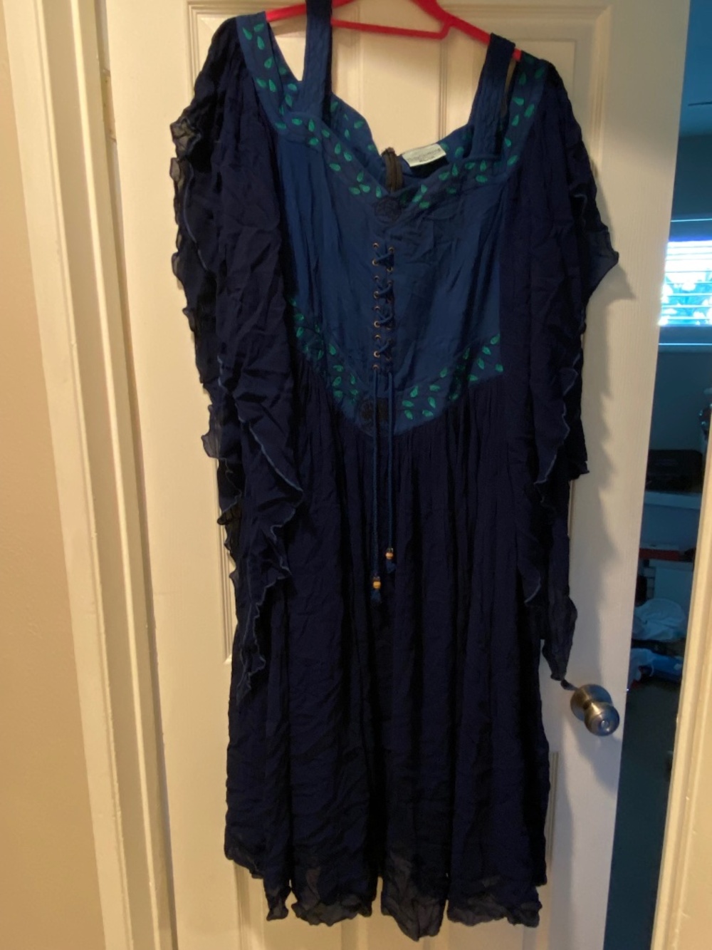 Acacia Maxi Holy Clothing Dress, Navy, Size XL/1X - Picture 2 of 4